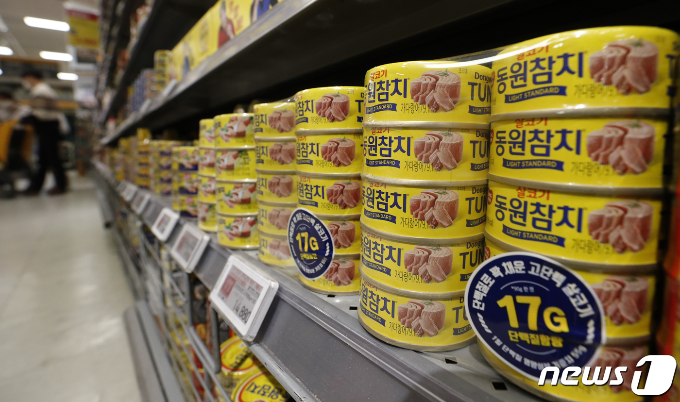 참치캔도 가격 올라요 동원F&B, 평균 6.4% 가격 인상