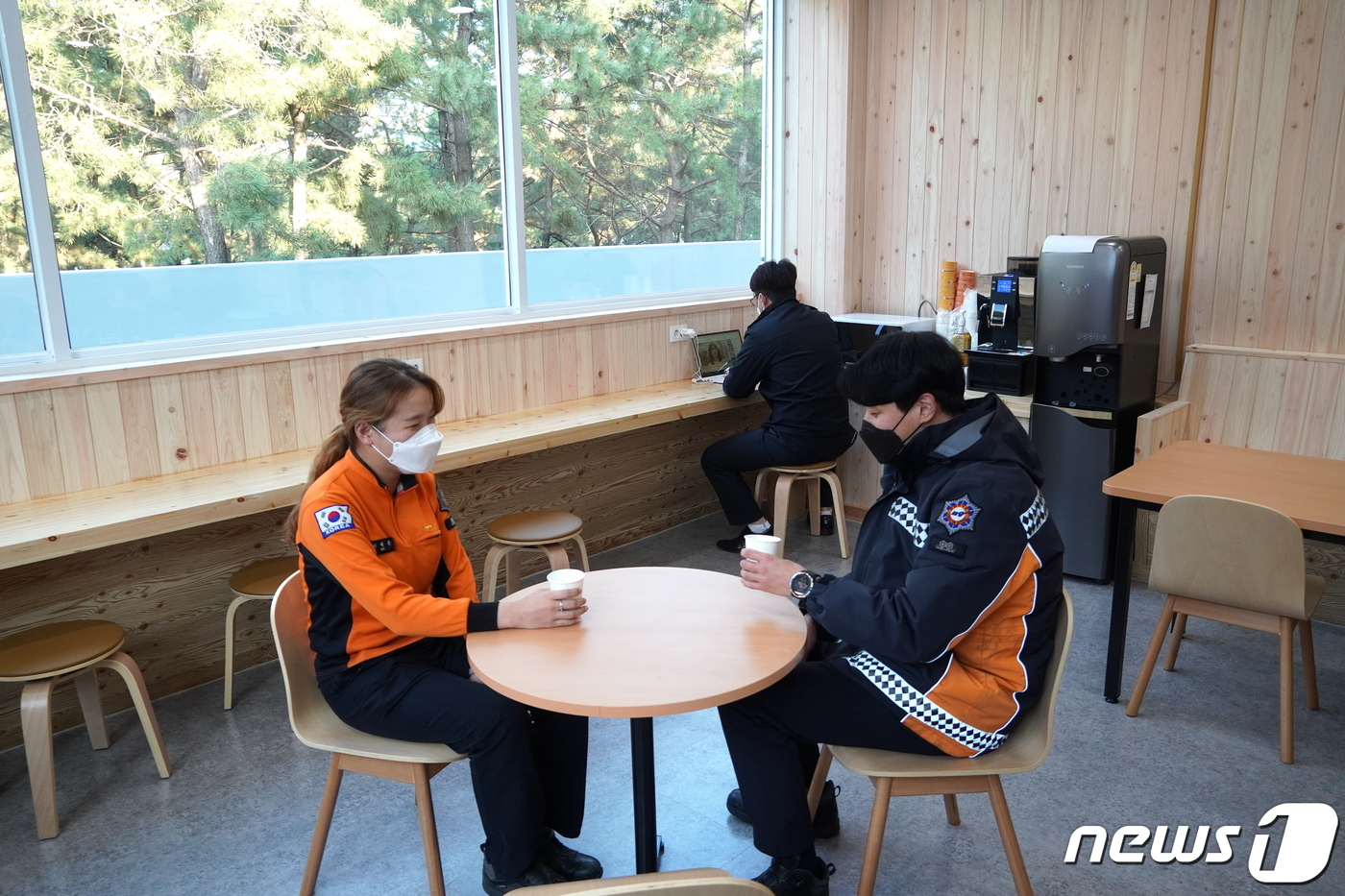 포항남부소방서, 119출동대원 위한 힐링카페 오픈