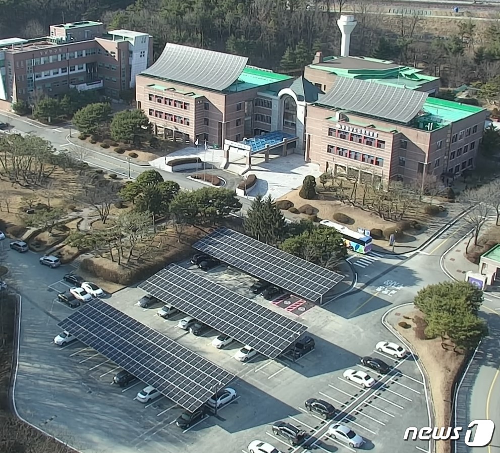 충남도 인재개발원, 태양광 설비로 전기료 연 2200만원 절감