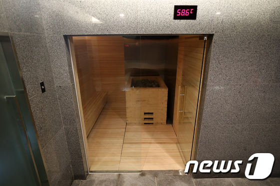 선수들 위한 사우나 시설 마련한 SSG 랜더스