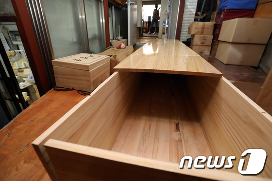 코로나19 사망자 증가…장례용품 수급 비상