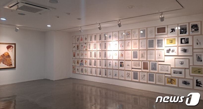 드로잉 100여점 전시, 부산 해운대 갤러리폼서 4월1일까지