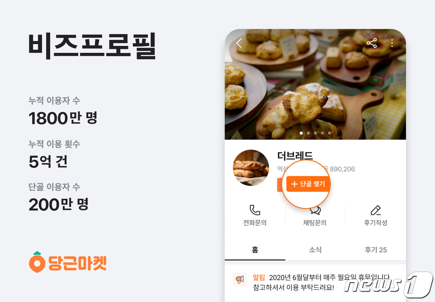 당근마켓 동네 가게와 단골 맺은 이용자 200만명 돌파