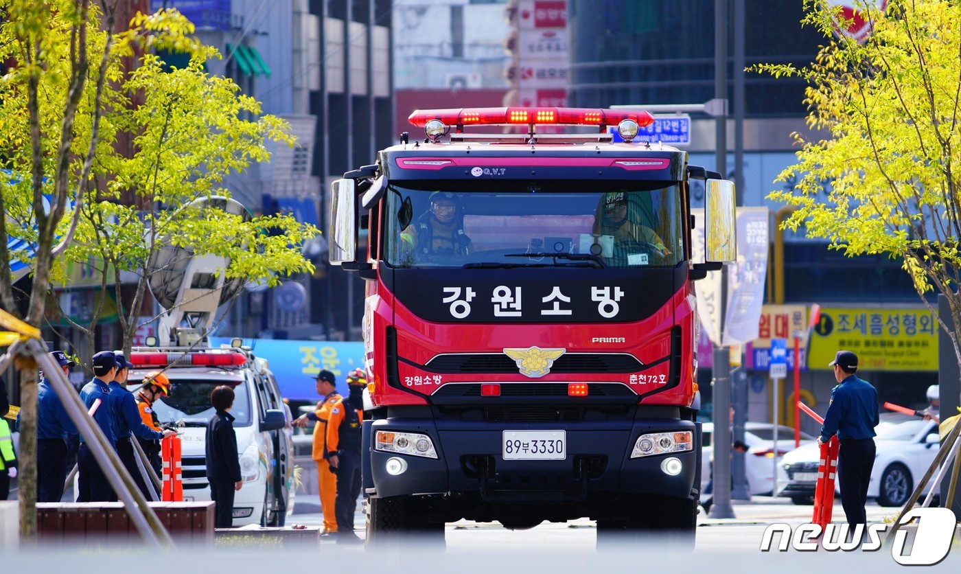 강원 소방, 올해 상반기 하루 평균 453건·3분 17초마다 출동