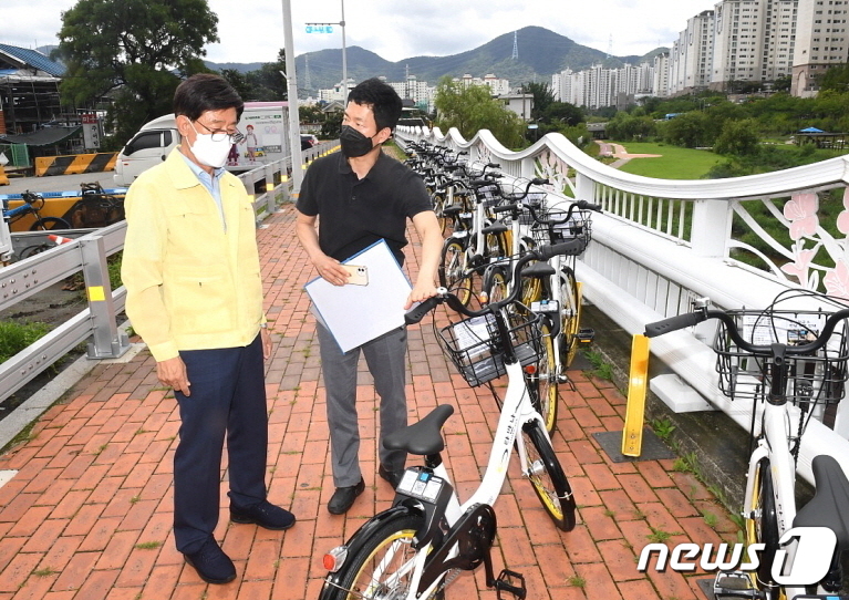 부산 기장군 공영자전거 타반나 호응…한달 만에 2800회 이용