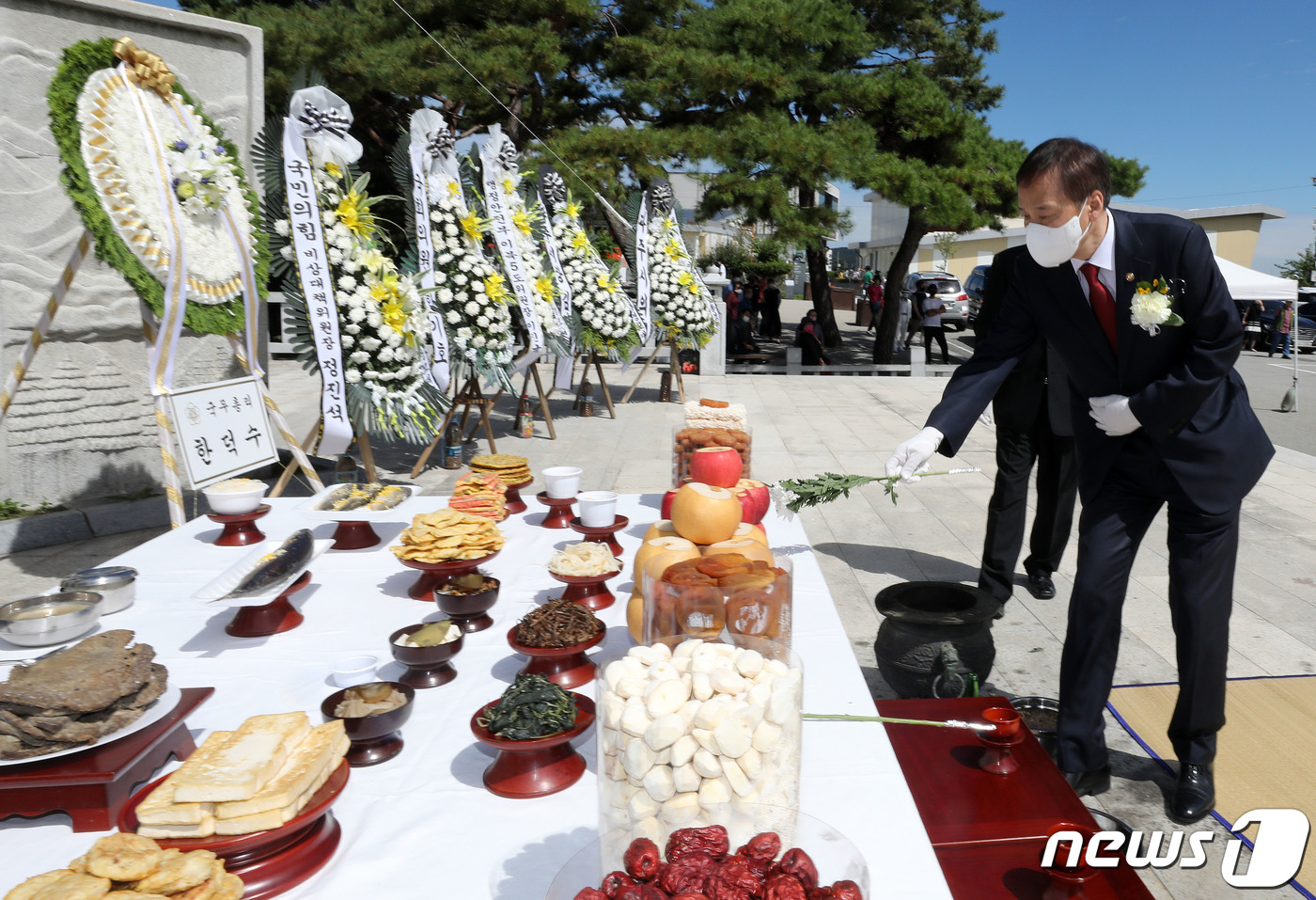 [뉴스1PICK]추석 맞이해 실향민과 이산가족 임진각에서 합동차례