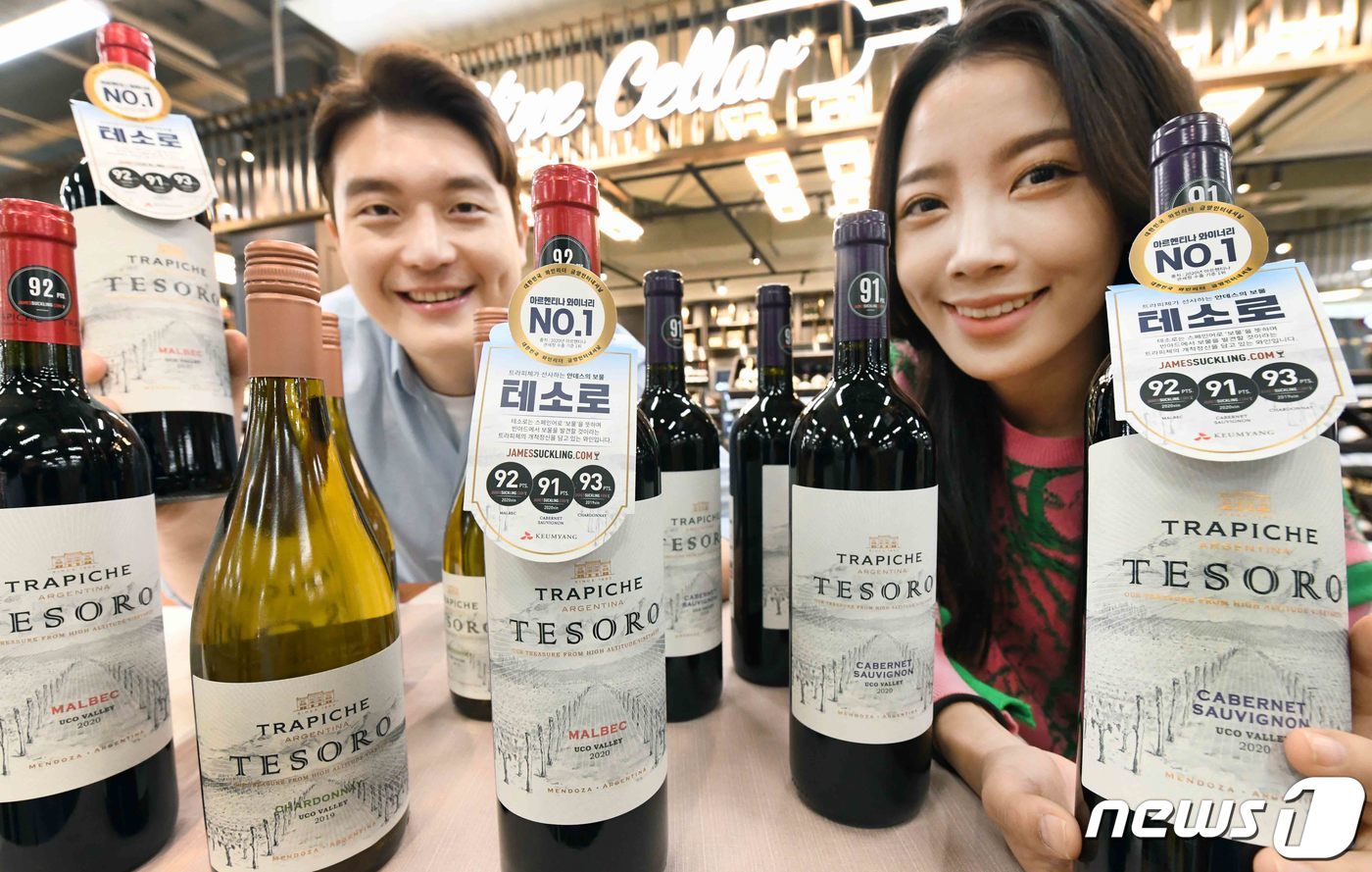아르헨티나 테소로 와인 한 잔 어떠세요?