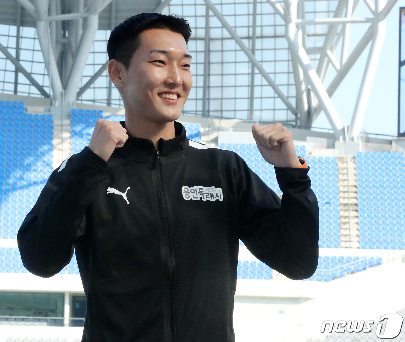 우상혁, 용인시청에서 좋은 모습 기대하세요