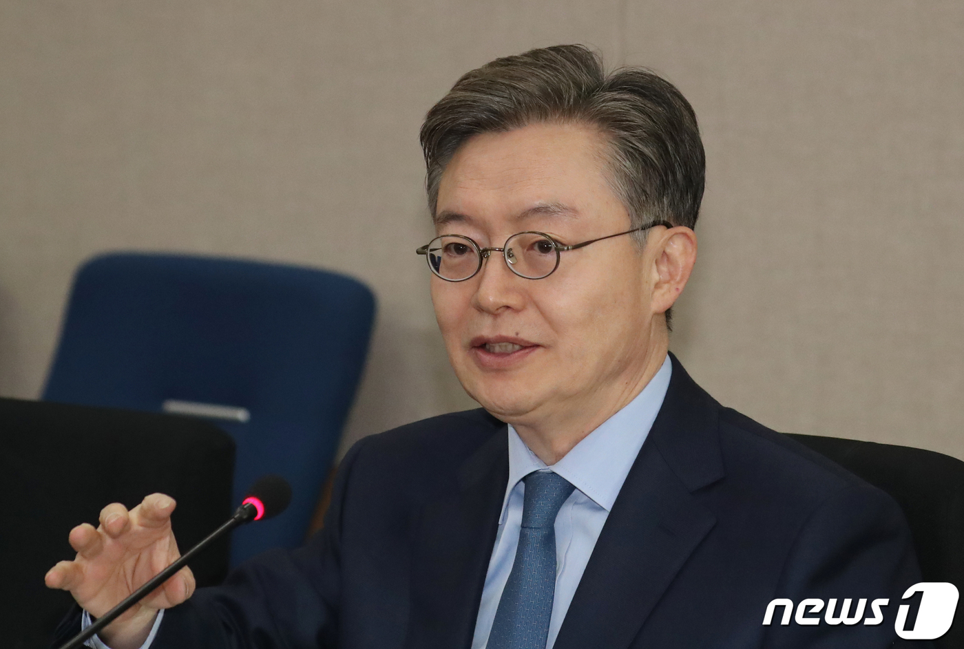 기자간담회 갖는 황준국 주 유엔대사