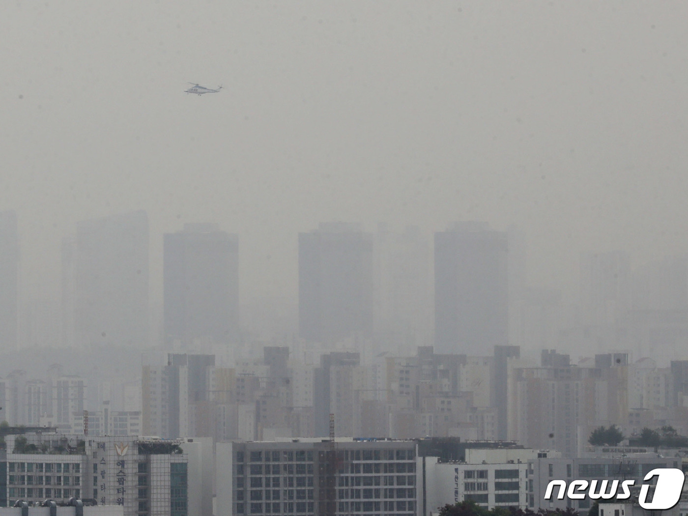 부산, 동부권에 이어 남부권도 미세먼지주의보