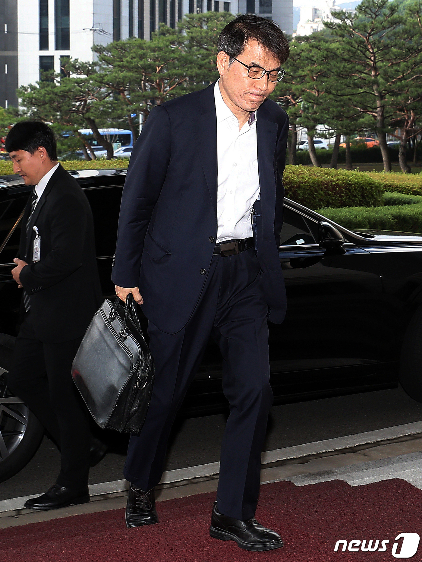 대법원 도착한 노태악 선관위원장