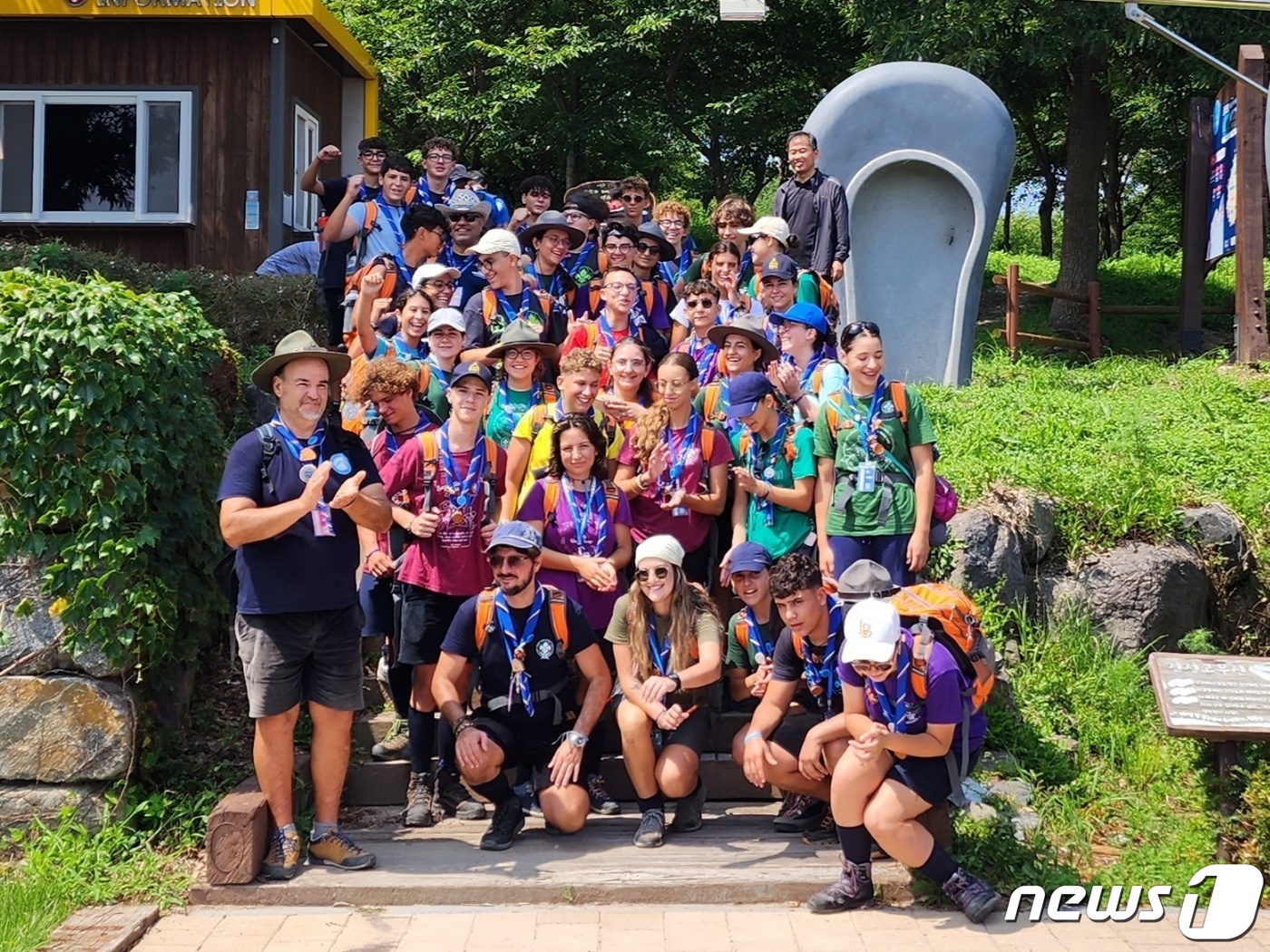 부안군 변산마실길 1코스 잼버리 하이킹 프로그램 매일 160여명 참여