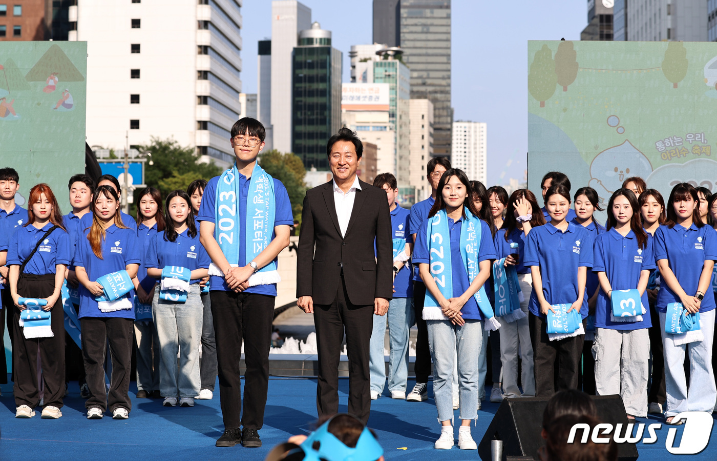 아리수 대학생서포터들과 함께