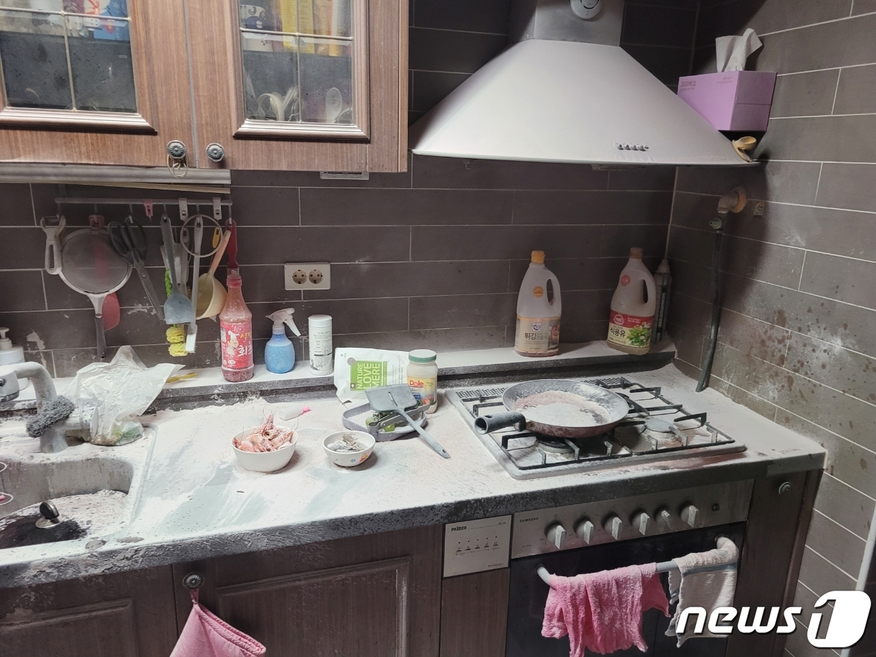 거제 한 아파트서 조리 중 불…인명피해 없어
