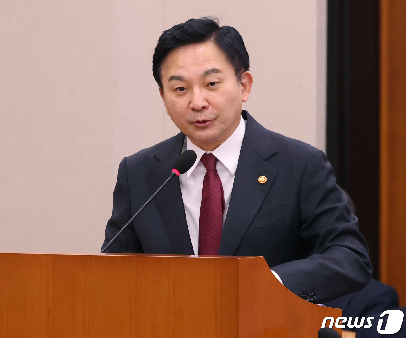 법률안 제안설명하는 원희룡 국토교통부 장관
