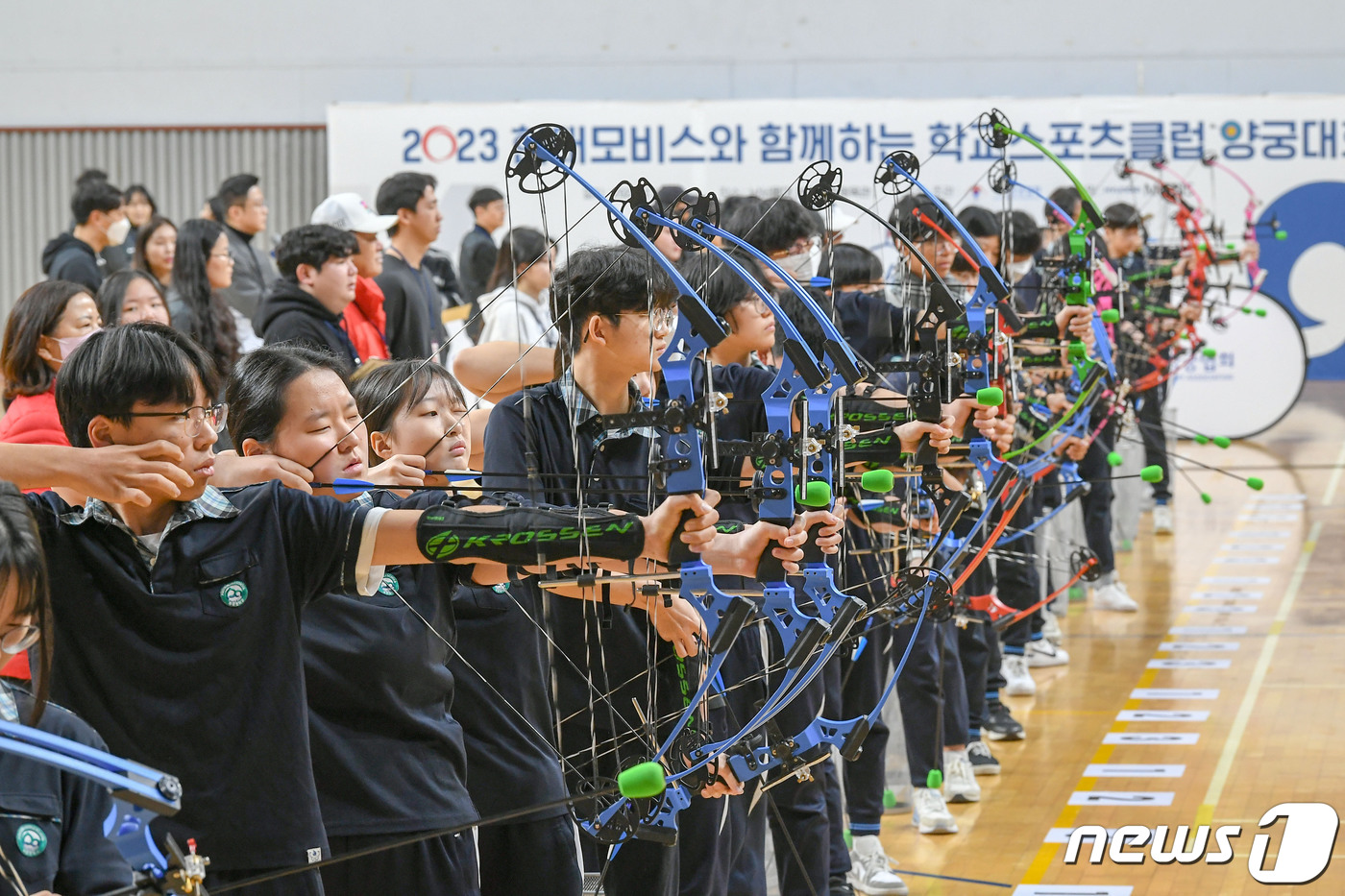 현대모비스, 학교스포츠클럽 양궁대회 개최…200여명 참가
