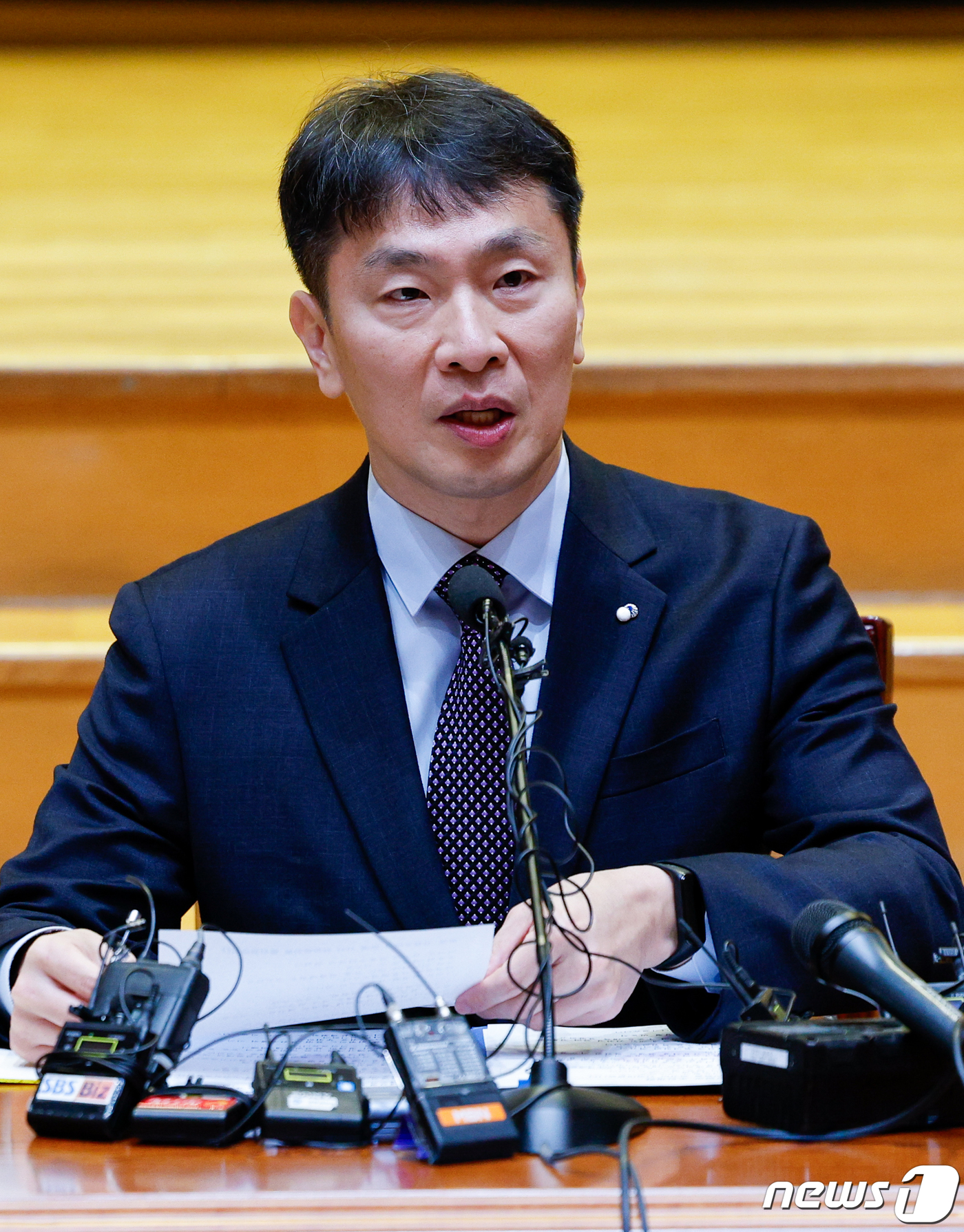 모두 발언하는 이복현 금감원장