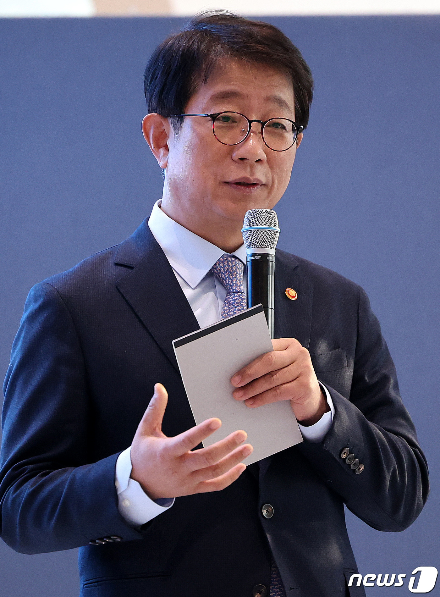 해외건설 관계자들과 소통하는 박상우 국토부 장관