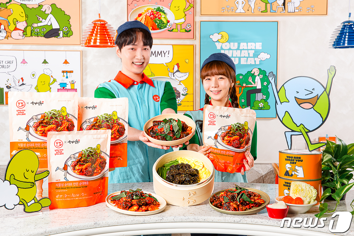 신세계푸드, 100% 식물성 순대볶음 선보여