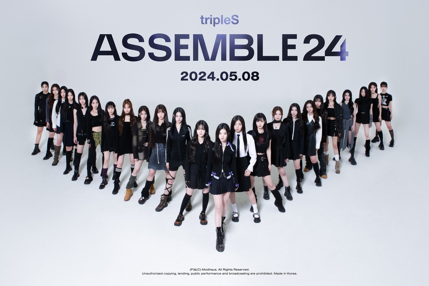 24인조 걸그룹이 온다…트리플에스 어셈블24, 5월 신보 발매