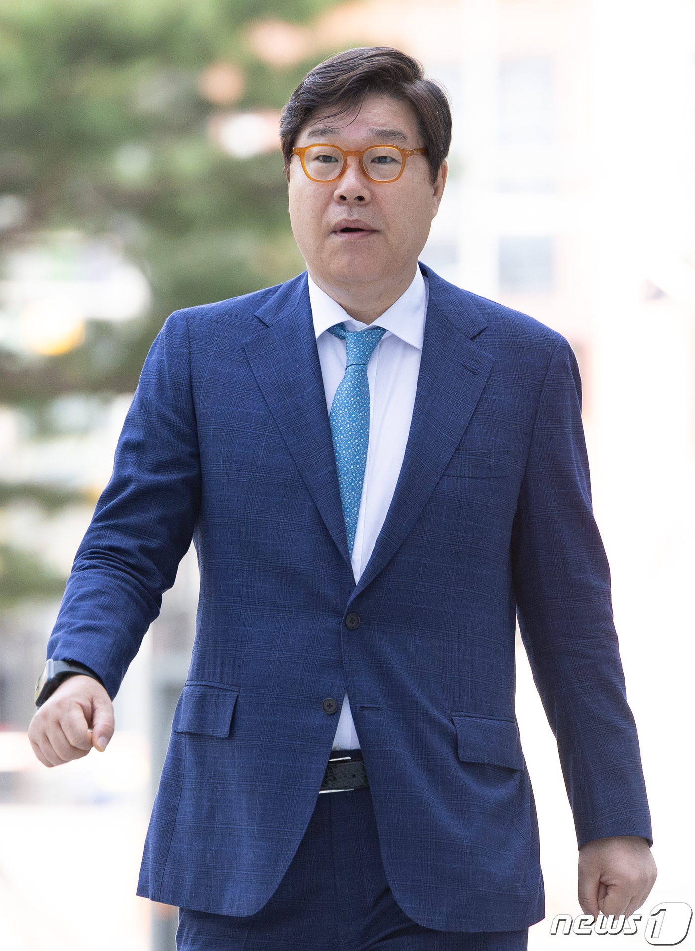 법정 향하는 김성태 전 회장