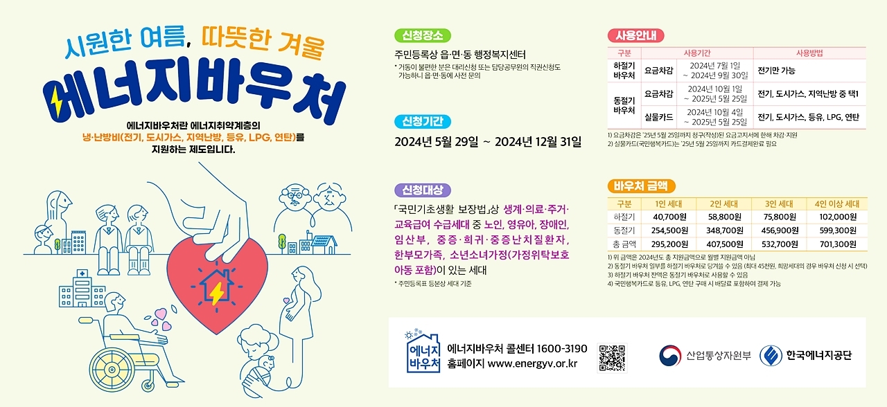 보성군, 취약계층 냉난방비 지원 에너지바우처 신청 접수