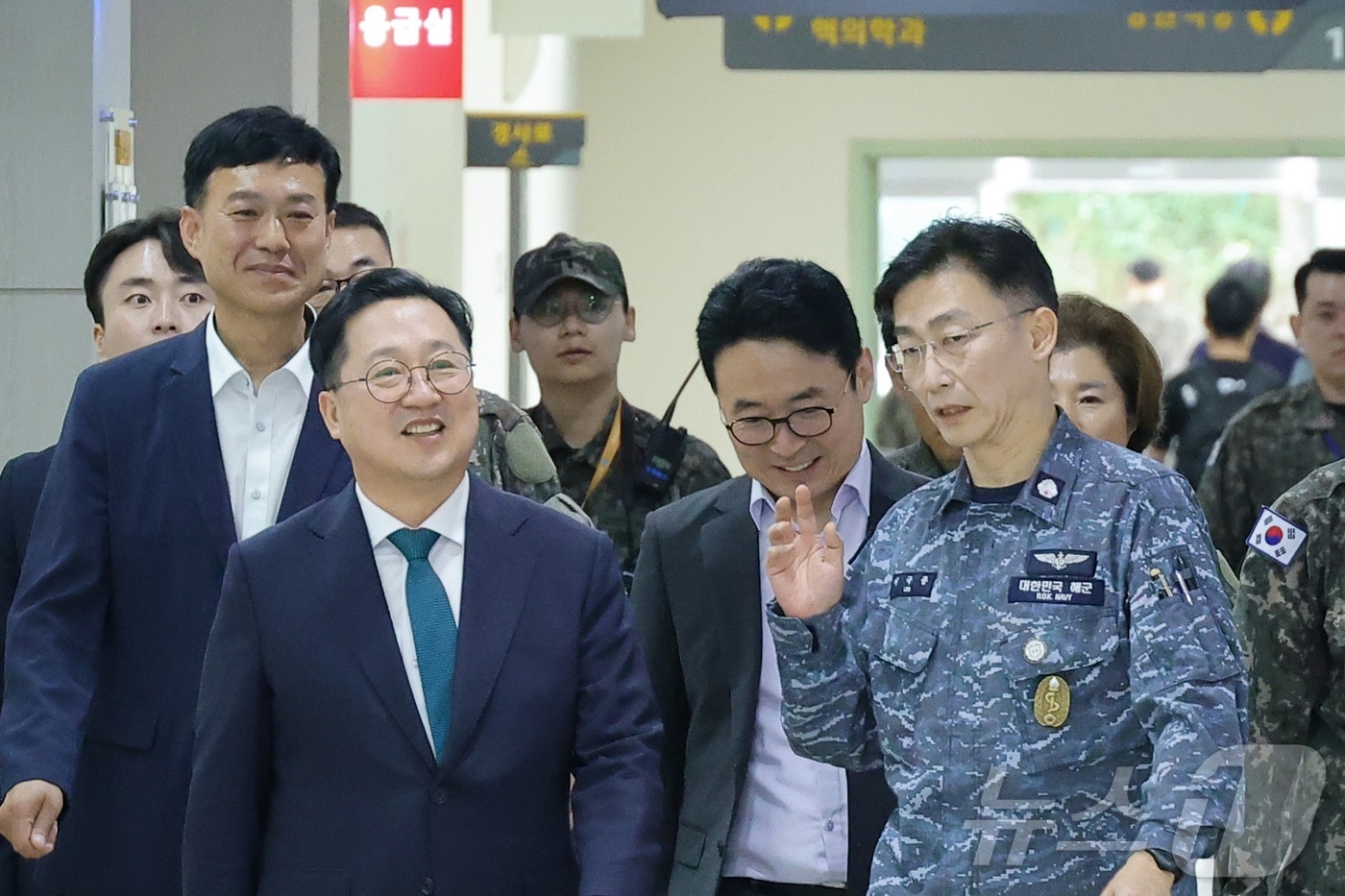국군대전병원 찾은 이장우 대전시장