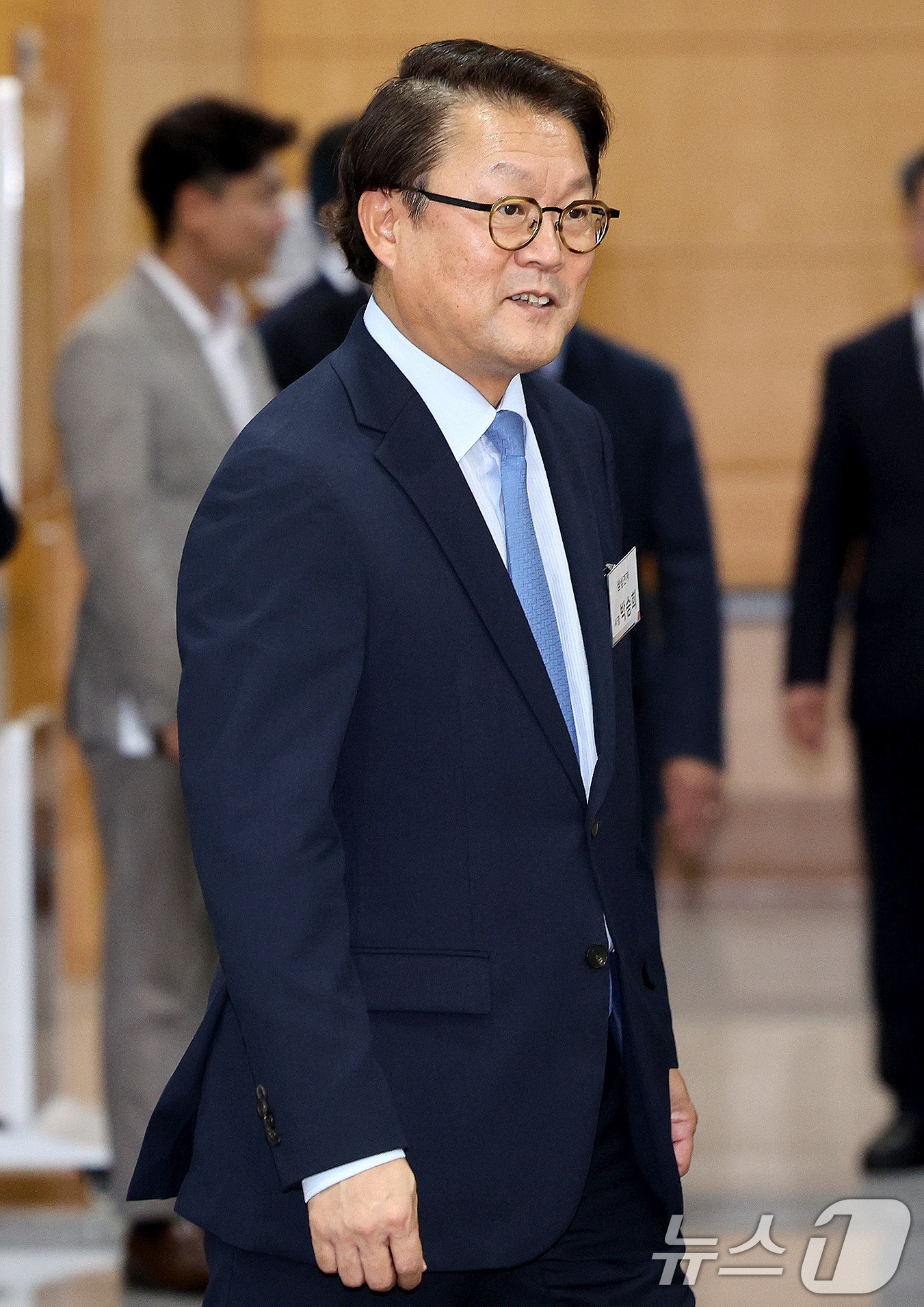 K푸드 플러스 산업 발전 위한 업무협약 참석하는 박승희 삼성전자 사장