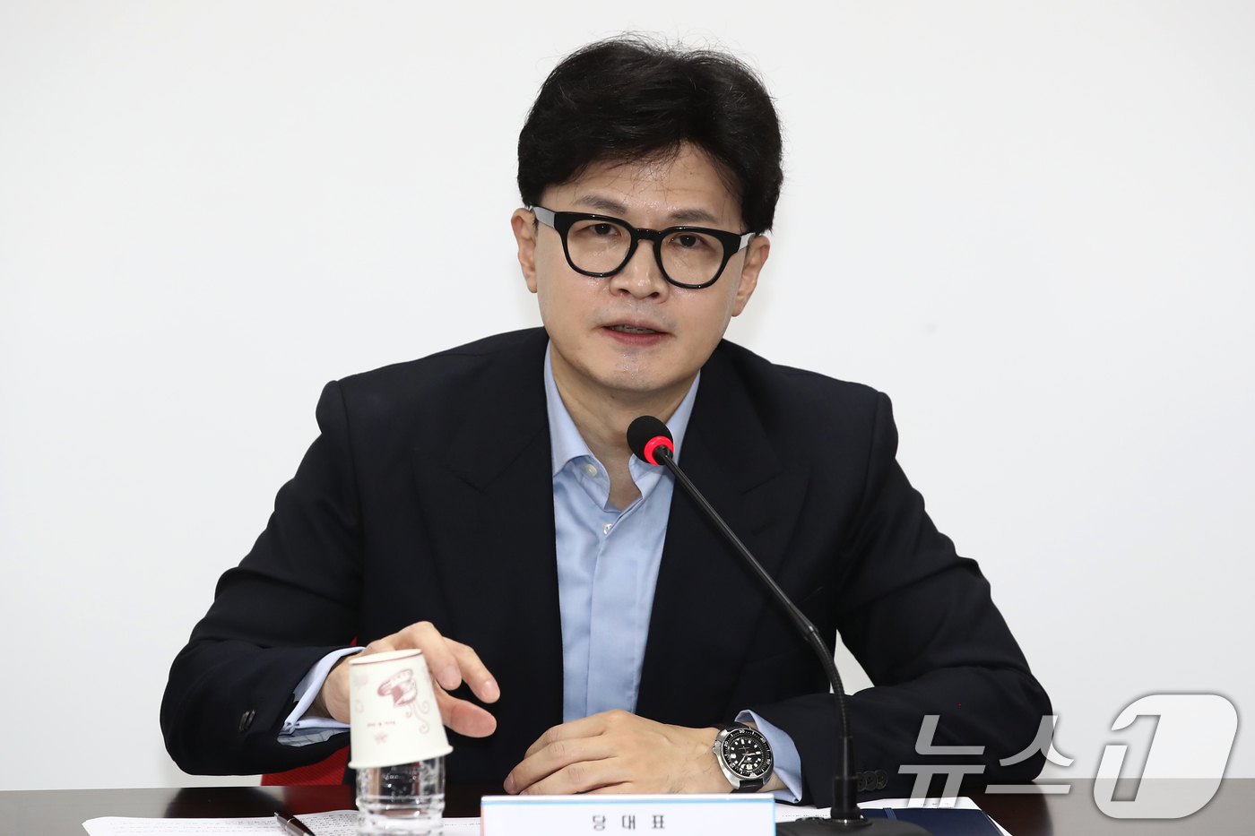 한동훈 대표회담 연기, 이재명 대표 쾌유바란다