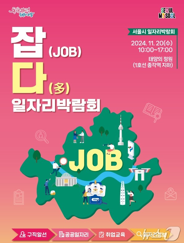 서울시, 20일 일자리 박람회 연다…기업 40곳 참여