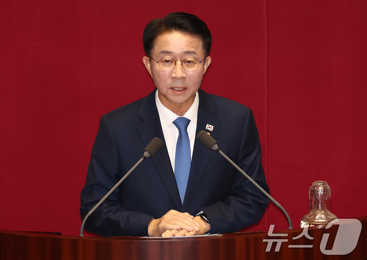 긴급현안질의 하는 조정식 의원