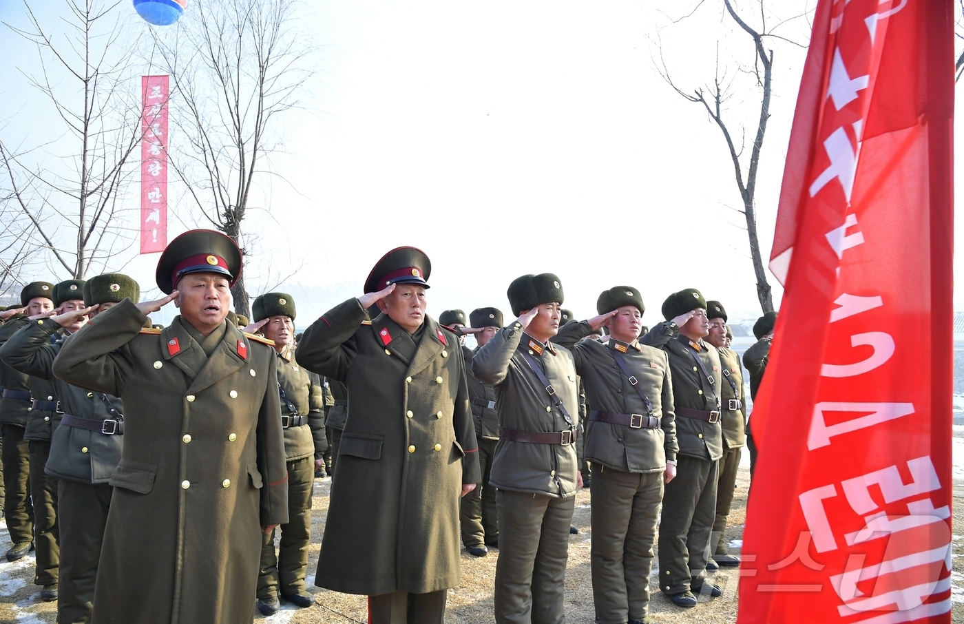 北 장풍군 지방공업공장 준공식…건설 동원된 군인도 참석