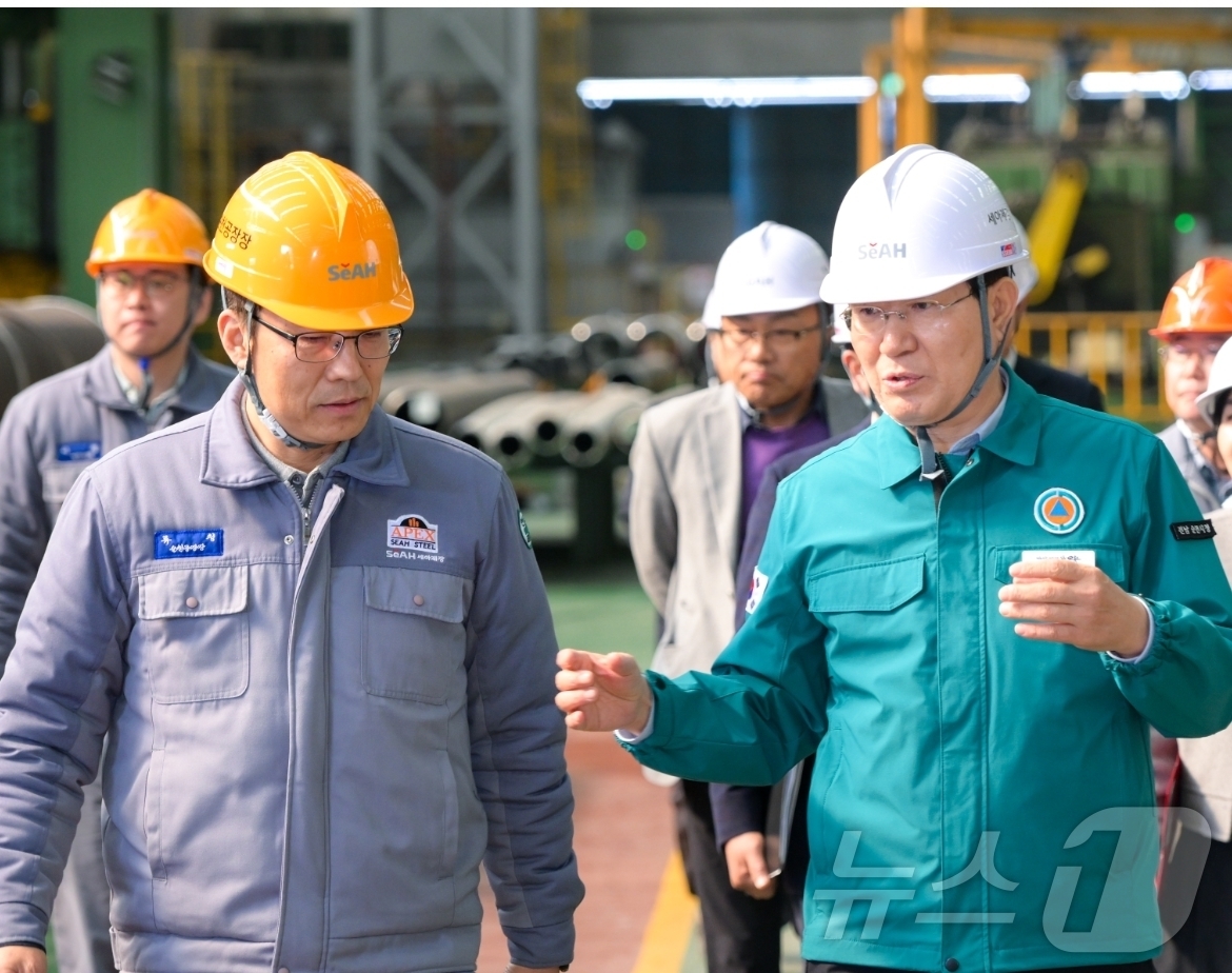 노관규 순천시장 철강업계 애로사항 청취