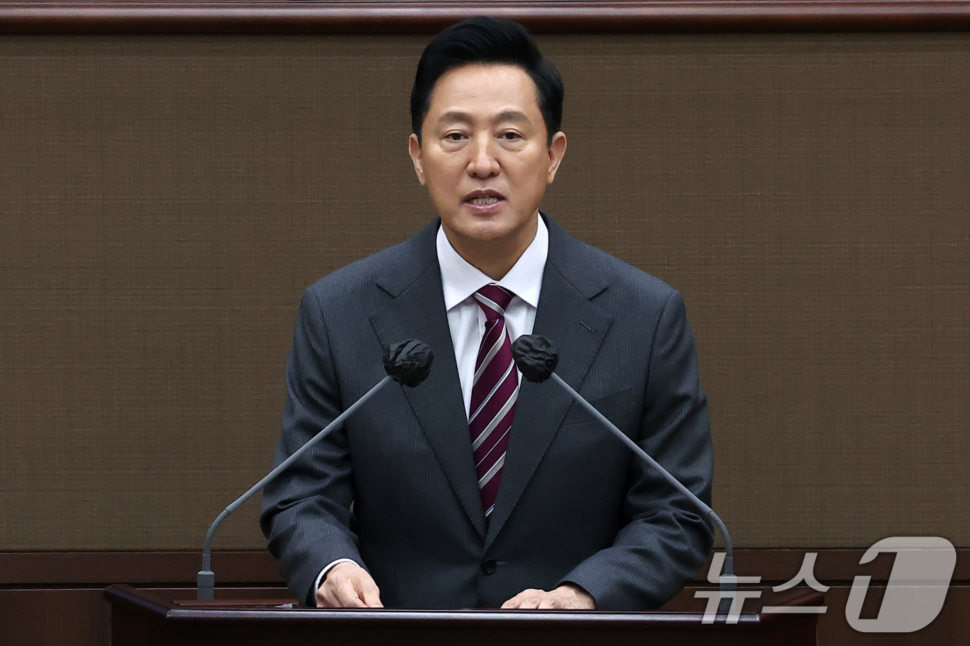발언하는 오세훈 서울시장