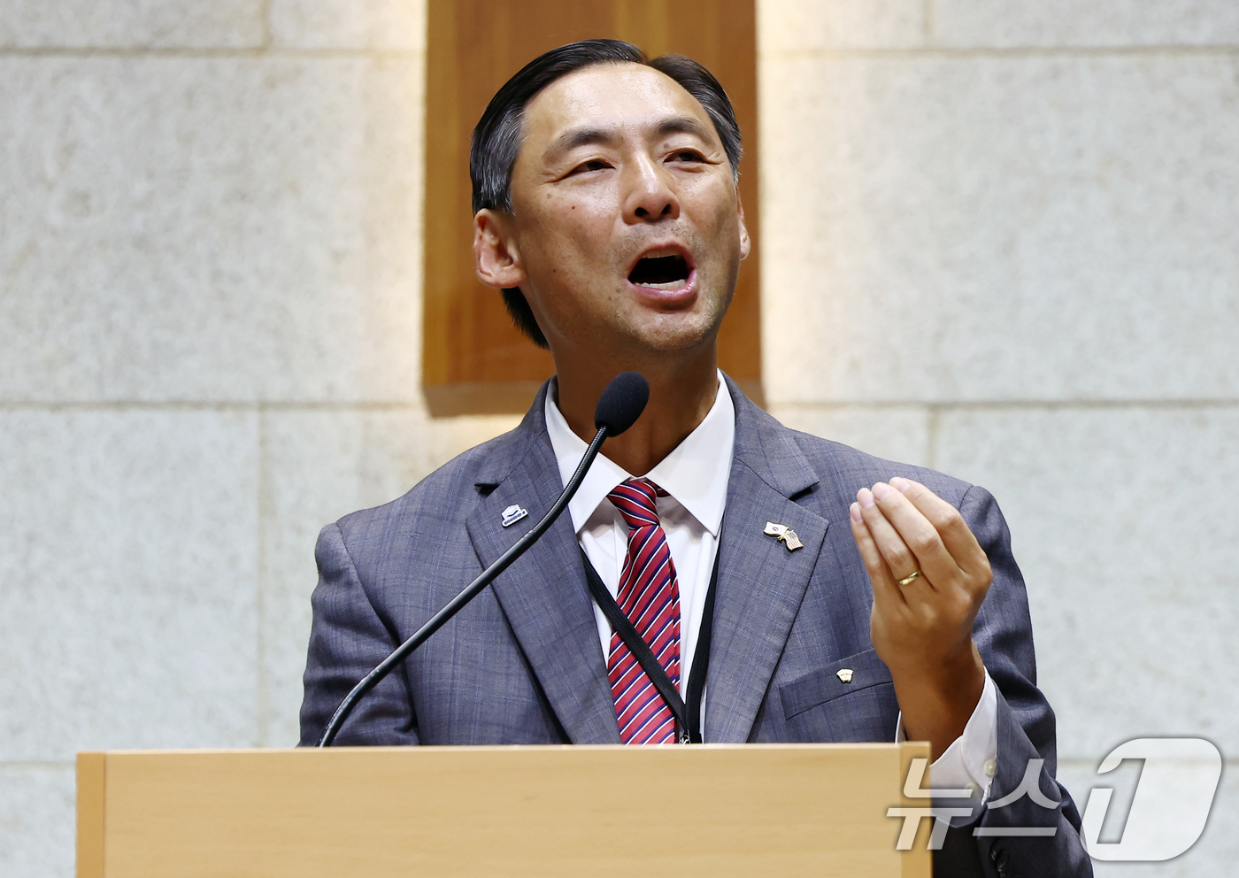 '부정선거론' 모스탄 전 대사, 은평제일교회 간증 집회