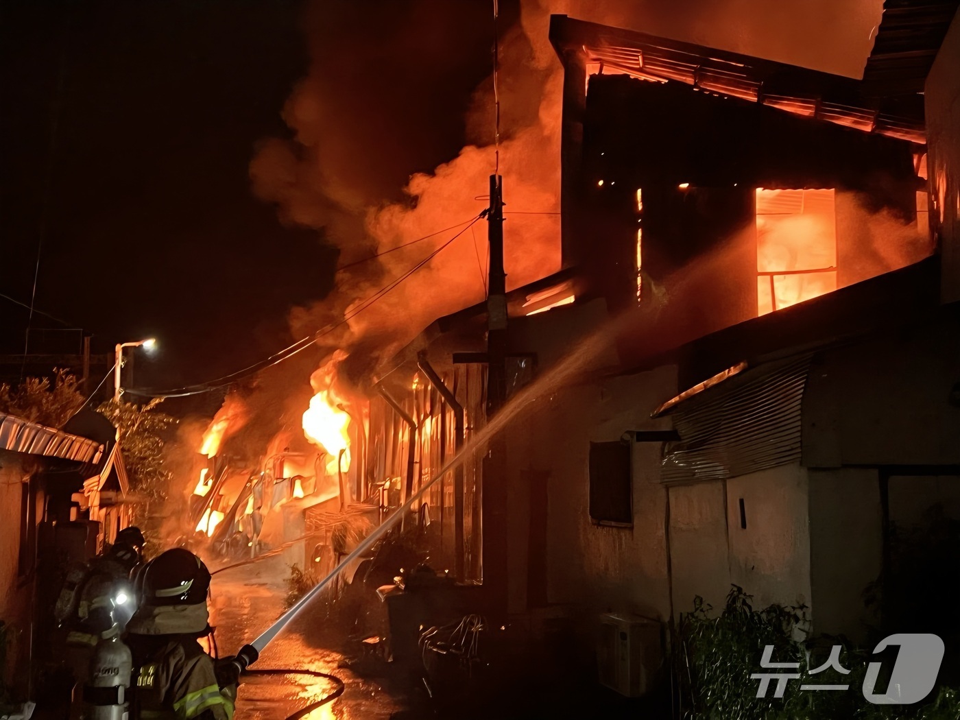 대전 공장 화재 소방 진입 관련자료 1