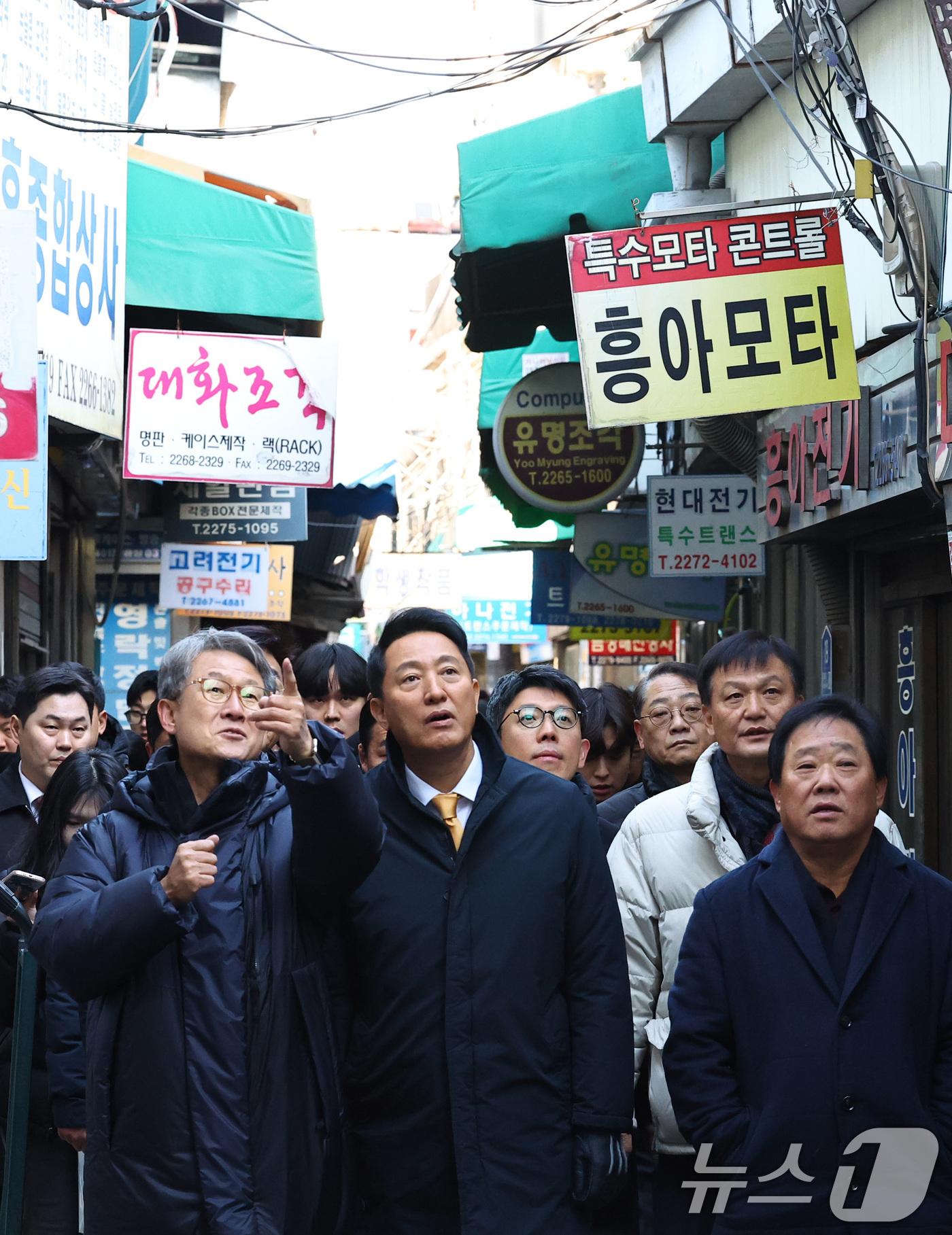 오세훈 시장, 세운지구 현장방문