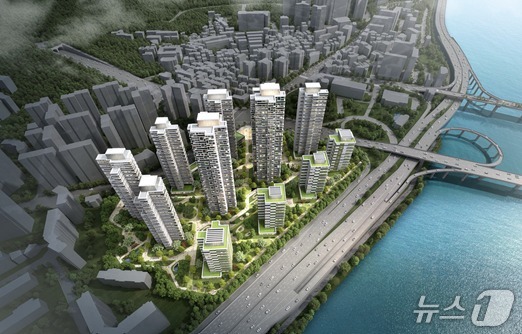 정림 아파트 배치도