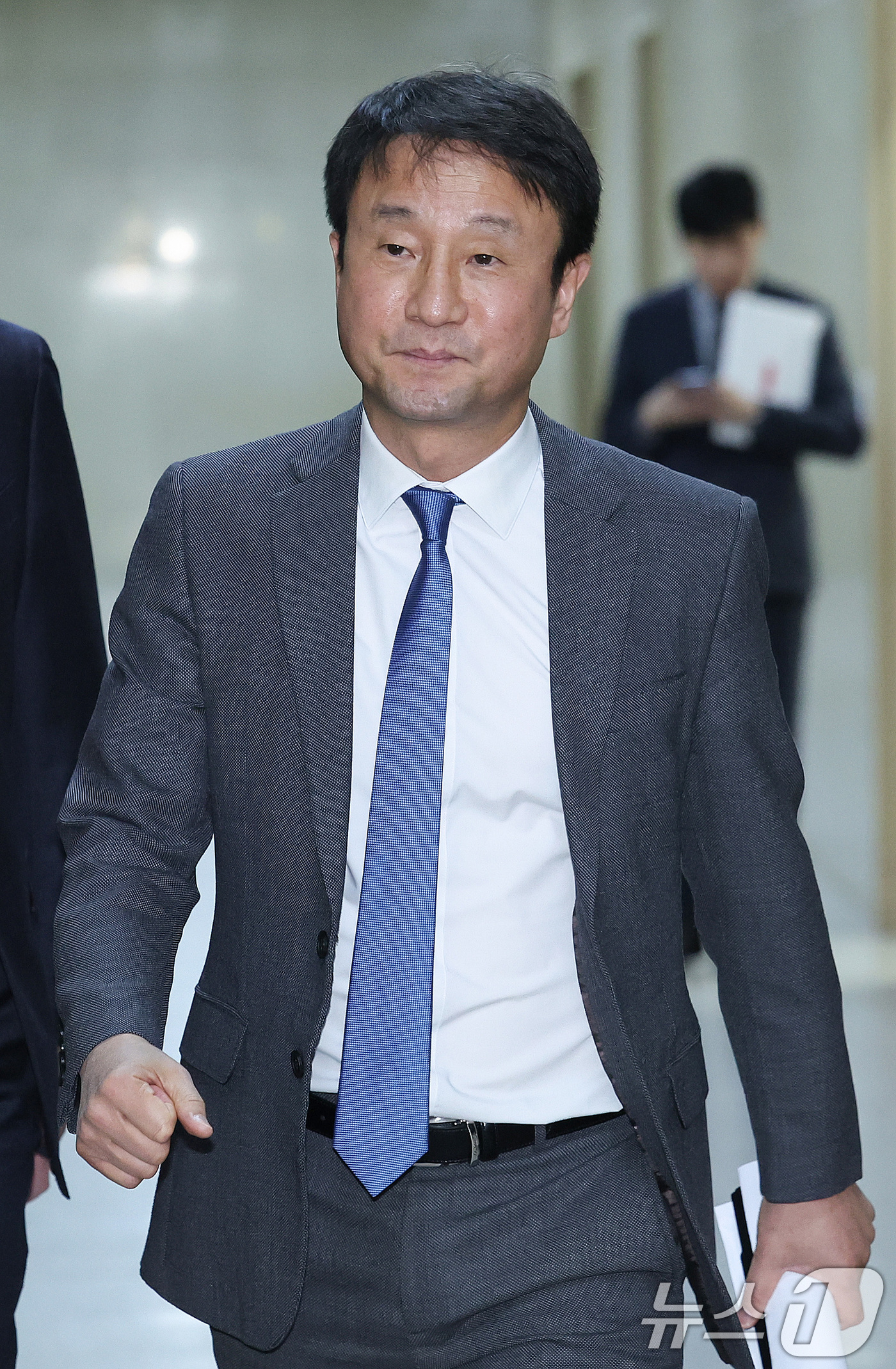 원내대표 회동 향하는 한병도