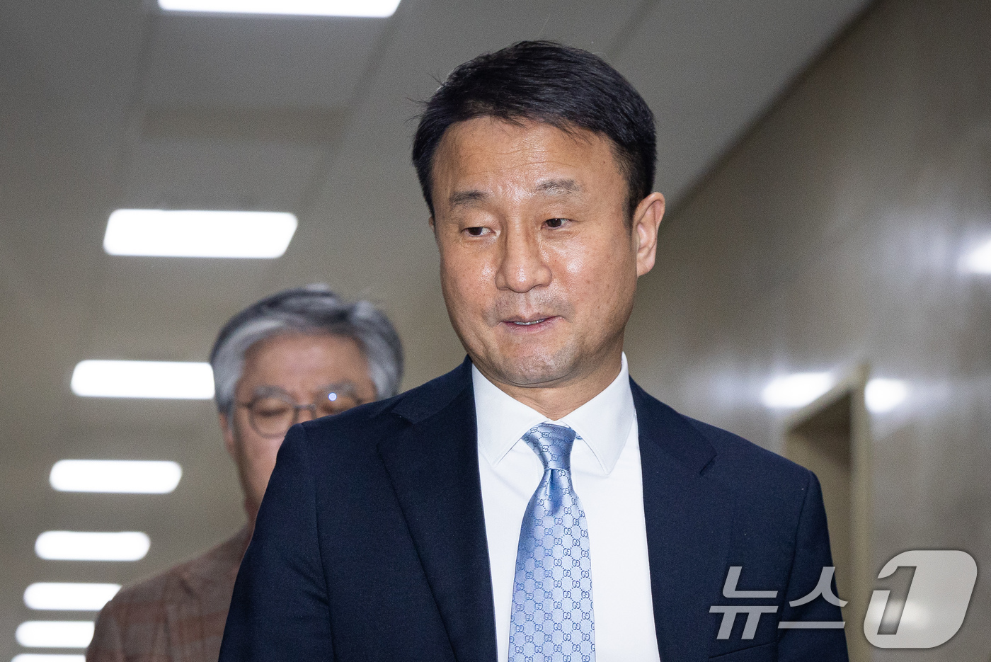 여야 원내대표 회동 참석하는 한병도