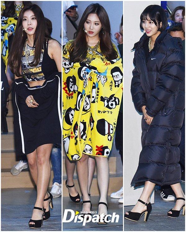 [현장포토] 가리고, 감싸라…걸스데이, 각선미 사수戰