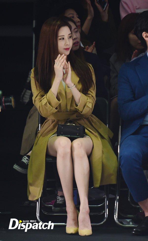 [HSFW] 각선미 가지런히~…서현, 바른자세의 정석