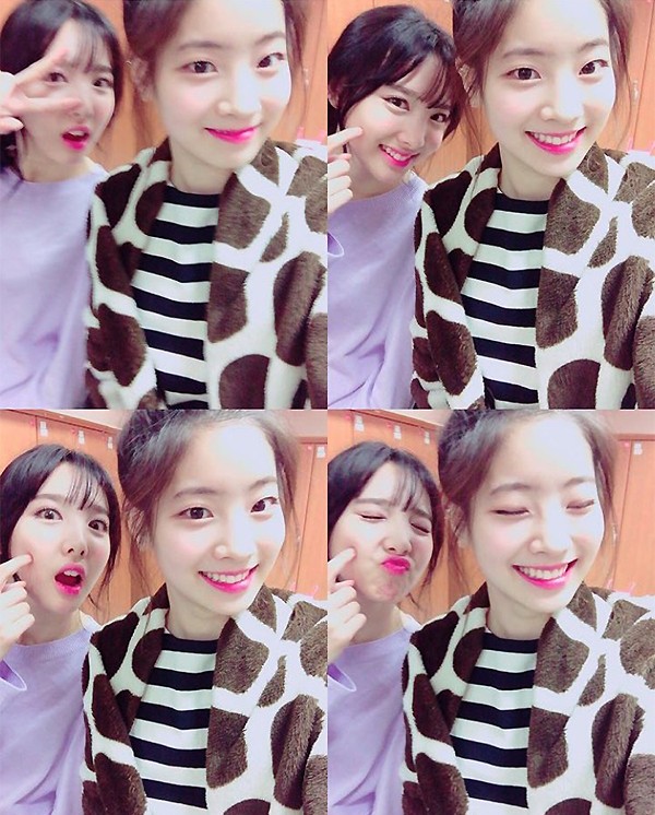 해맑은 소녀감성…나연·다현, 러블리 자매