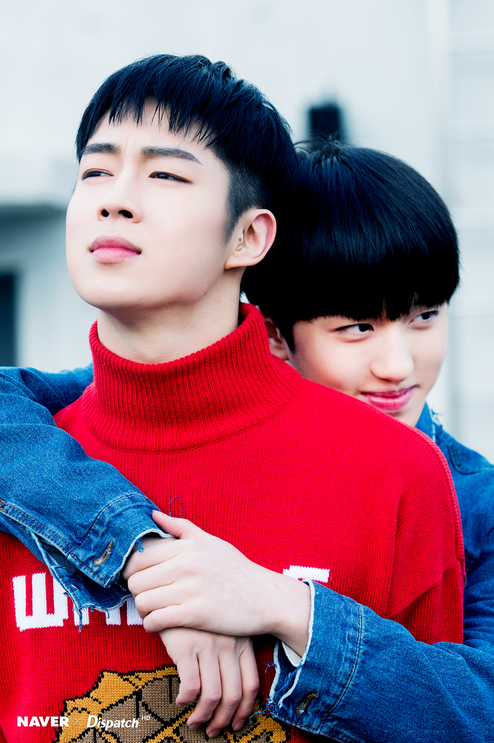 [HD포토] 두근두근, 백허그ㅣSF9 찬희 다원