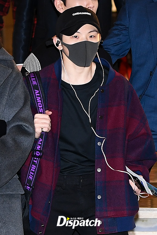 [현장포토] 민낯도 빛난다…우지·정한, 판박이 패션