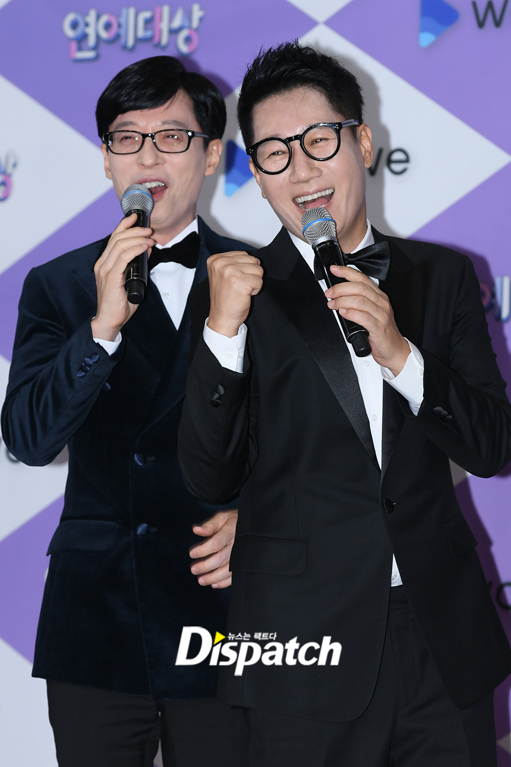 [현장포토] 유산슬과 지르박…유재석·지석진, 트로트 샛별