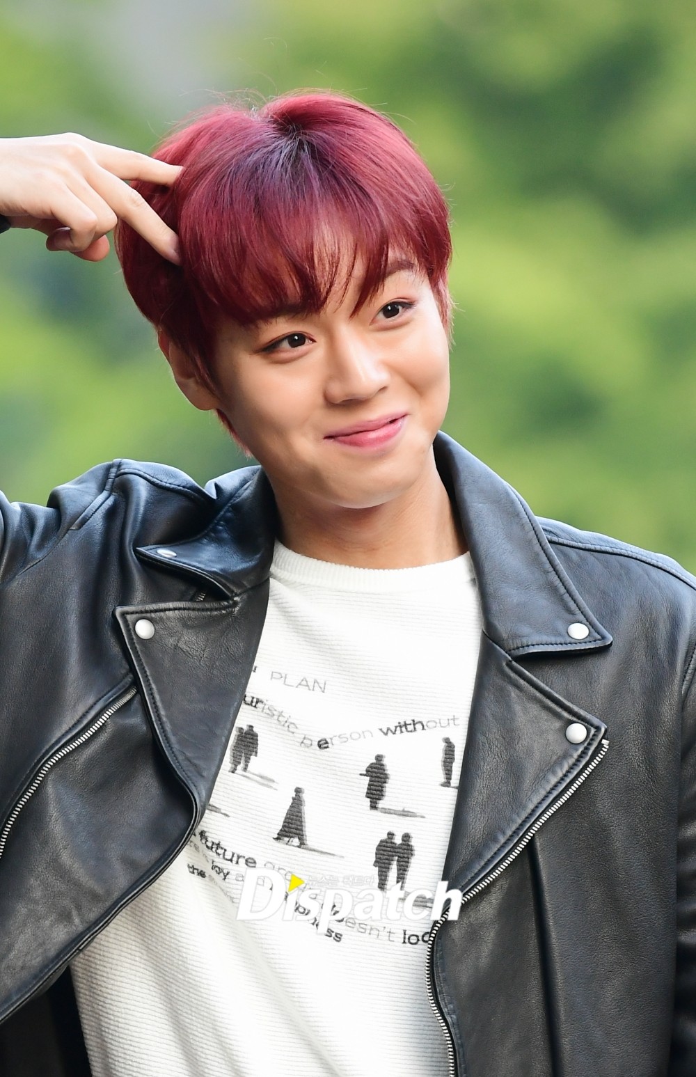 [현장포토] 아침부터 눈호강...박지훈, 인간 체리마루