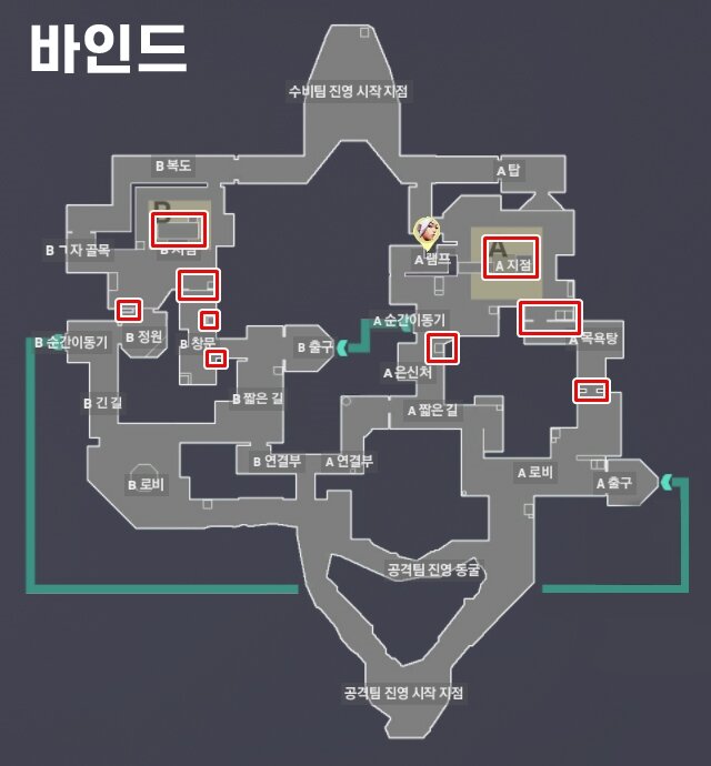 [발로란트] 벽 뒤도 안전하지 않다! 각 맵의 월 샷 포인트 정리