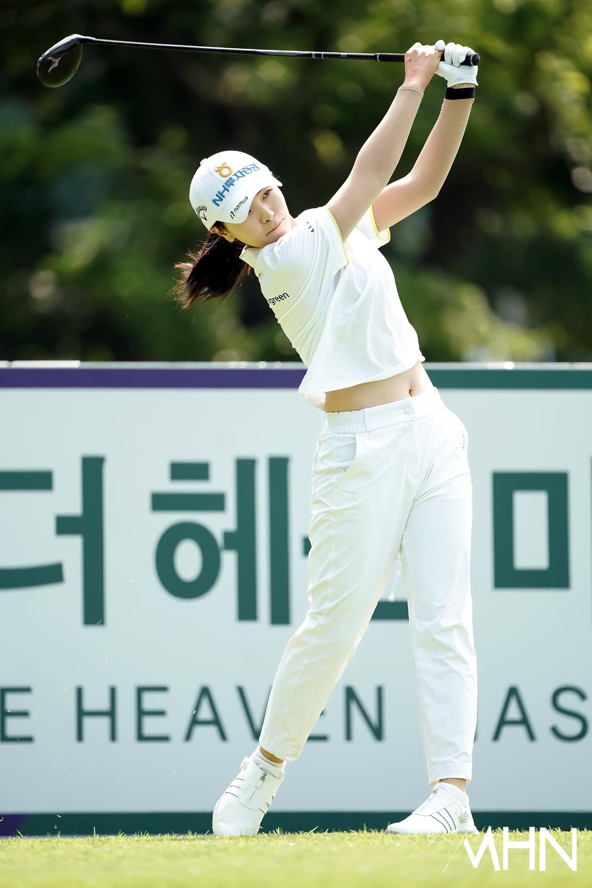 [mhn포토] 이가영, 인카금융 더 헤븐 마스터즈 우승노린다