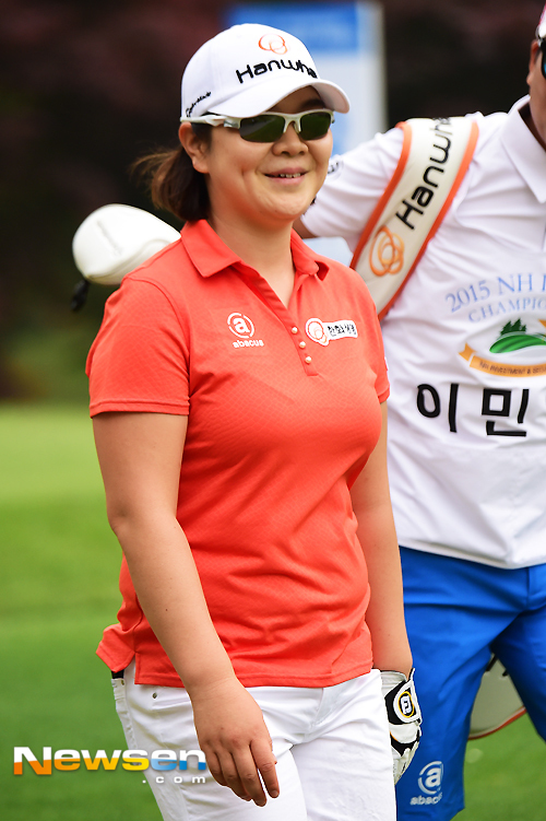 ‘신장암 극복’ 이민영2 “골프, TV속 들어가고 싶을 정도로 치고 싶었다”(NH투자증권 챔피언십 1R)
